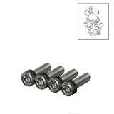 VW Bus T3 Inbusschraube f�r Thermostatdeckel WBX - 4 St�ck