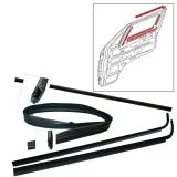 VW Bus T3 Trschachtdichtungen komplett li. oder re.