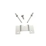 VW Bus T3 Haltewinkel fr Rechteckscheinwerfer aus Edelstahl