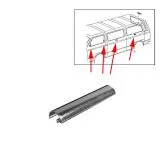 VW Bus T2 T3 Chrommuffe f�r Zierleiste seitlich