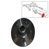 VW Bus T3 Radnabe hinten mit Bolzen