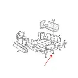 VW Bus T3 Bolzen fr Dmpfungswanne
