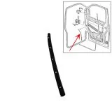 VW Bus T5 T�rdichtung innen vorne f�r Beifahrert�r