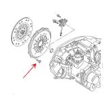 VW Bus T4 T5 Zylinderbundschraube fr Kupplung WaPu Kurbelwelle