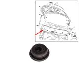 VW Bus T4 T5 Gummilager fr Aufstellstange / Klappensttze Motorhaube