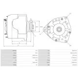 VW Bus T4 Lichtmaschine 90 A - 2,4 Diesel 2,5i bis '95