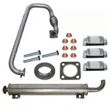 VW Bus T3 Auspuff-Endtopf 1,7 D KY Hosenrohr kompl.