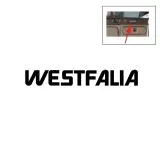 Aufkleber "WESTFALIA" für den Küchenblock in versch. Farben