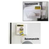 HeoSafe Zusatzschloß für Aufbautüren am Wohnmobil usw.
