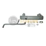 VW Bus T2 T2b Endtopf-Set mit Anbaumaterial '73-'79