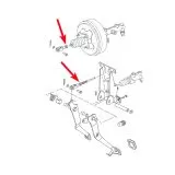 VW Bus T2 T3 Sechskantmutter / Einstellmutter für Ventilspiel M9 x1
