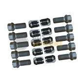 VW Bus T3 10 Radmuttern & 10 Radbolzen kugelbund R12 für Alu-Felge