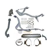 VW Bus T3 Auspuff-Set Endtopf ohne Kat WBX 1,9 2,1