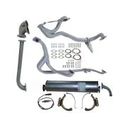 VW Bus T3 Auspuff-Set Endtopf ohne Kat WBX 1,9 2,1