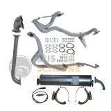 VW Bus T3 Auspuff-Set Endtopf ohne Kat WBX 1,9 2,1