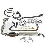 VW Bus T3 Auspuff-Set mit Kat komplett WBX 2,1 Edelstahl