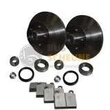 VW Bus T3 Bremsscheiben Bremsbeläge Radlager vorn bis 07/83