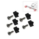 VW Bus T3 Clips & Schrauben Edelstahl für Kühlergrill unten