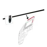 VW Bus T3 Dichtung Türfensterführung vorn oben links oder rechts