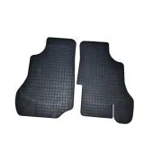 VW Bus T3 Gummifußmatten vorn schwarz - 2 Stück