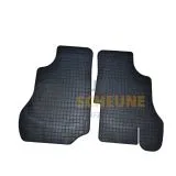 VW Bus T3 Gummifußmatten vorn schwarz - 2 Stück