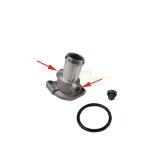 VW Bus T3 Kühlmittelflansch für 2 Schraubsensoren 1,6 D TD