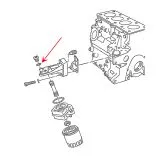 VW Bus T3 Kupferdichtring für Stutzen Ölrücklaufleitung 1,6 TD JX