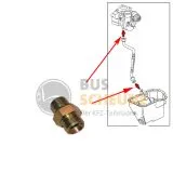 VW Bus T3 Stutzen für Ölrücklaufleitung 1,6 TD JX