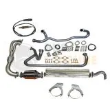 VW Bus T3 Syncro Auspuff-Set mit Kat komplett Edelstahl WBX