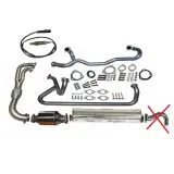 VW Bus T3 Syncro Auspuff-Set mit Kat komplett Edelstahl WBX