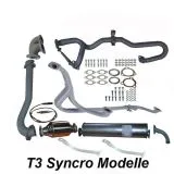 VW Bus T3 Syncro Auspuff-Set mit Kat komplett WBX 1,9 2,1