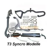 VW Bus T3 Syncro Auspuff-Set mit Kat komplett WBX 1,9 2,1
