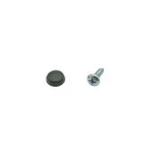 VW Bus T3 T4 Linsenblechschraube mit Abdeckkappe schwarz 3,9x13