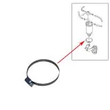 VW Bus T3 T4 Schelle für Dieselfilter Edelstahl