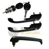 VW Bus T3 Türgriffe, Zündschloss, Schiebetürgriff bis '84 gleichschl.