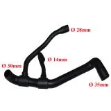 VW Bus T3 Wasserschlauch mit Drossel - Zylinderkopf / Kühler