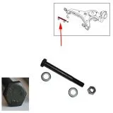 VW Bus T4 Schraube & Mutter für Hinterachsschenkel innen