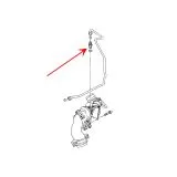 VW Bus T4 T5 Schraubstutzen mit Dichtring Turbolader 1,9l Diesel