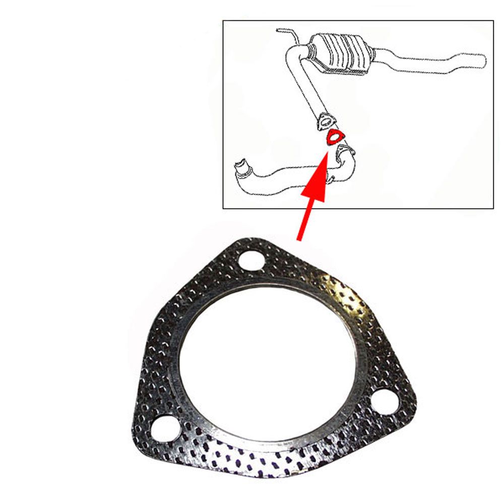 VW Bus T4 Dichtung Hosenrohr / Kat 044253115B Ersatzteile guenstig kaufen