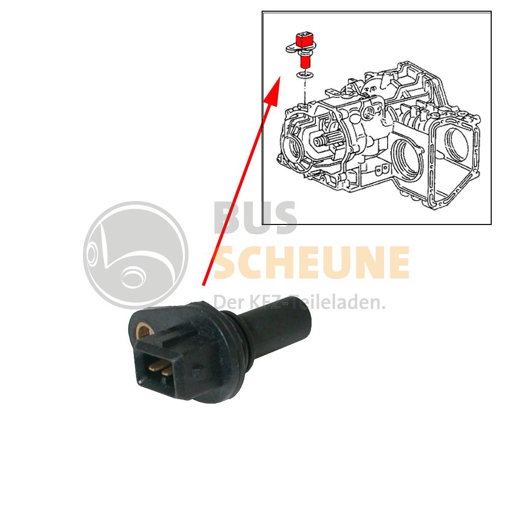 VW Bus T4 Drehzahlsensor Automatikgetriebe 095927321C 086927321