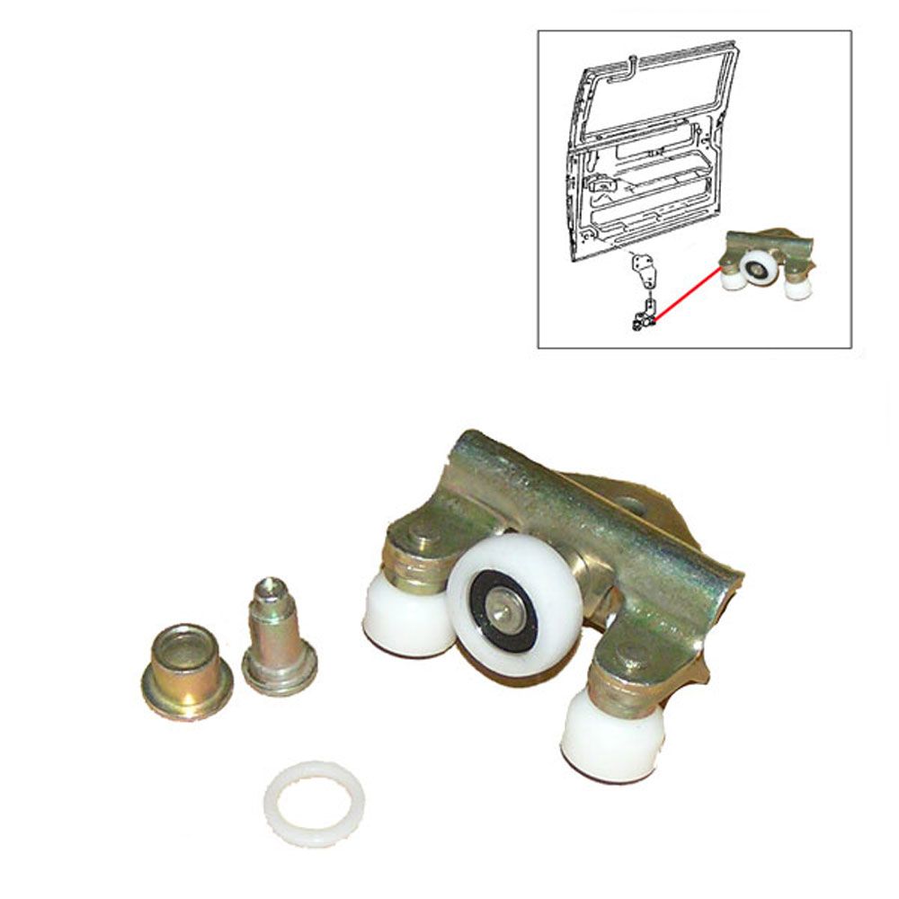 Rollenführung für Schiebetür unten rechts VW Bus T3 1.6-2.1 Benziner &  Diesel Transporter vergl. 251843406A - Aircooledshop