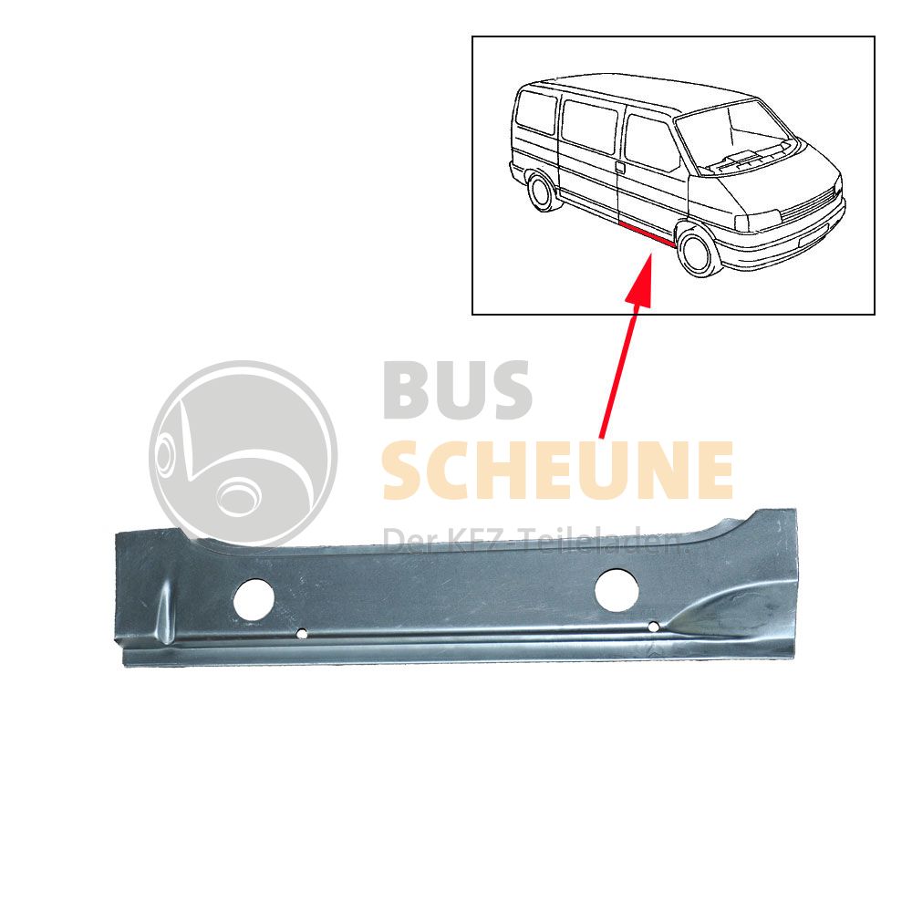 VW Bus T4 Reparaturblech Schweller links unten Ersatzteile günstig kaufen