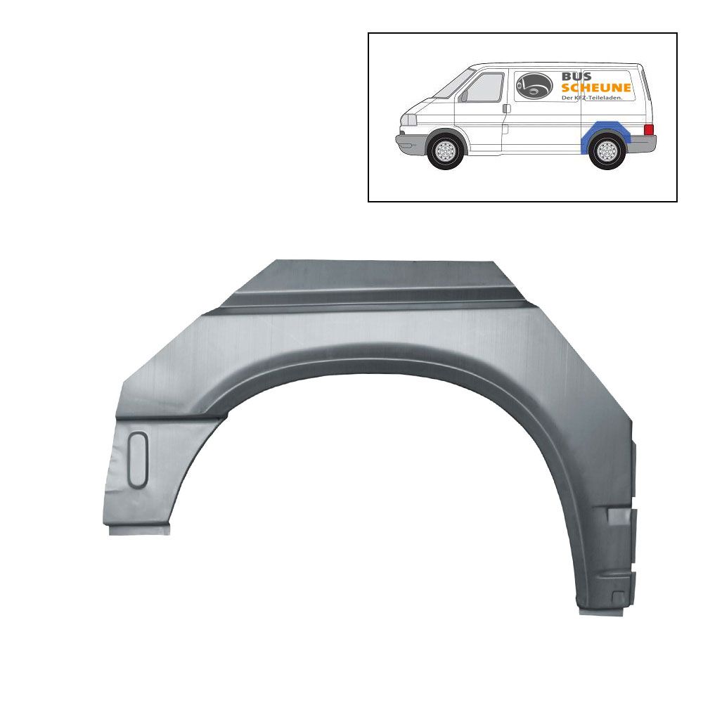 VW Bus T4 Reparaturblech Radlauf hinten rechts kurzer Radstand