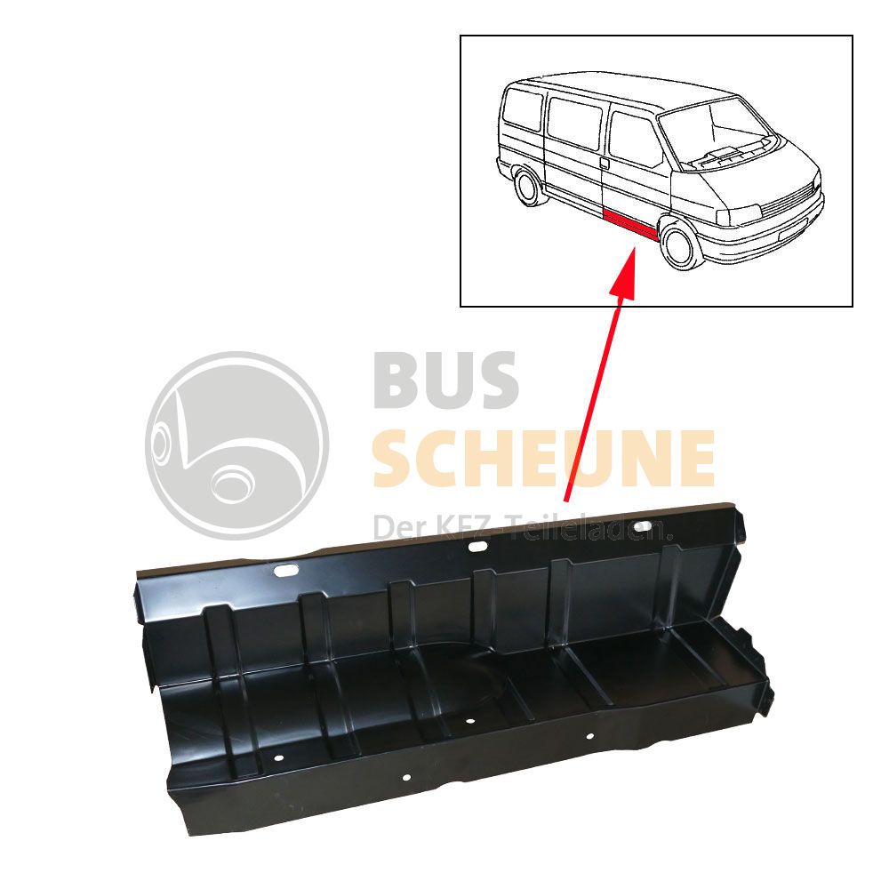VW Bus T4 Trittstufe Einstieg rechts Reparaturblech ab '96 OE 701801174B  Ersatzeile günstig kaufen