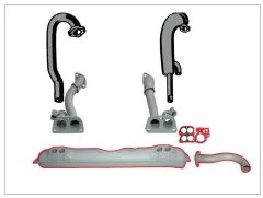 VW Bus T3 1,9 2,0 WBX LBX Auspuff-Endtopf-Set DF DG DH GW CU