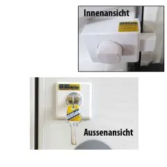 HeoSafe Zusatzschlo fr Aufbautren am Wohnmobil usw.