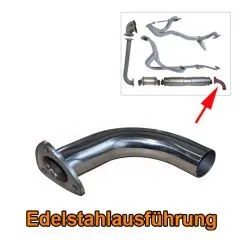 VW Bus T3 Auspuff Endstck WBX 1,9 2,1 Edelstahl verchromt