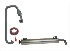 VW Bus T3 Auspuffdichtung Endtopf 1,7 KY