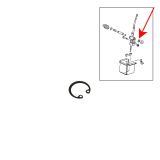 VW Bus T3 Sicherungsring links fr 5-Gang Schaltgetriebe