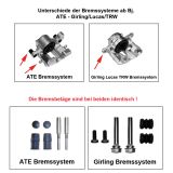 VW Bus T3 Bremssattel rechts Girling ab 06/86